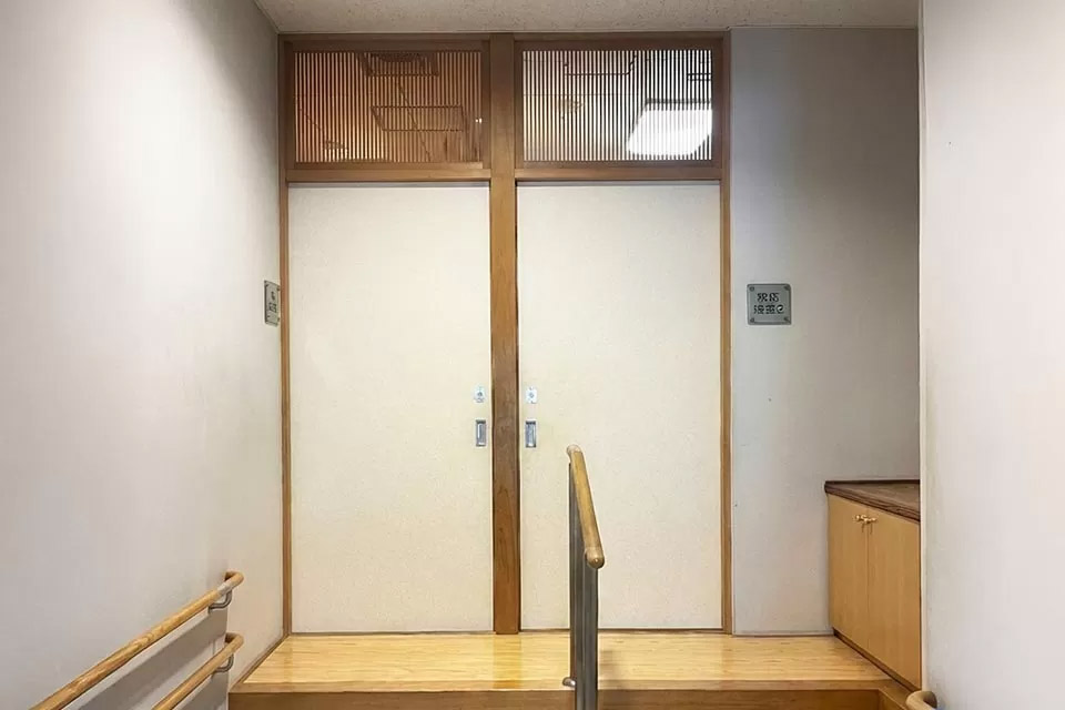 セレモニー目黒の控室入口付近