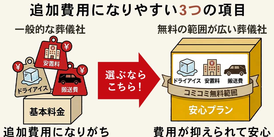 練馬区で安い葬儀を実現するために確認すべき3項目